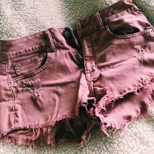 High waisted shorts